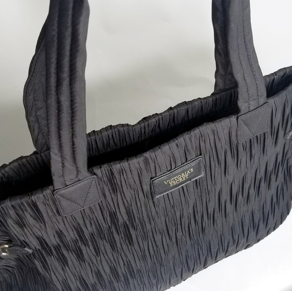 Victoria's Secret Lge Pleated Nylon Tote NWOT - Picture 7 of 13